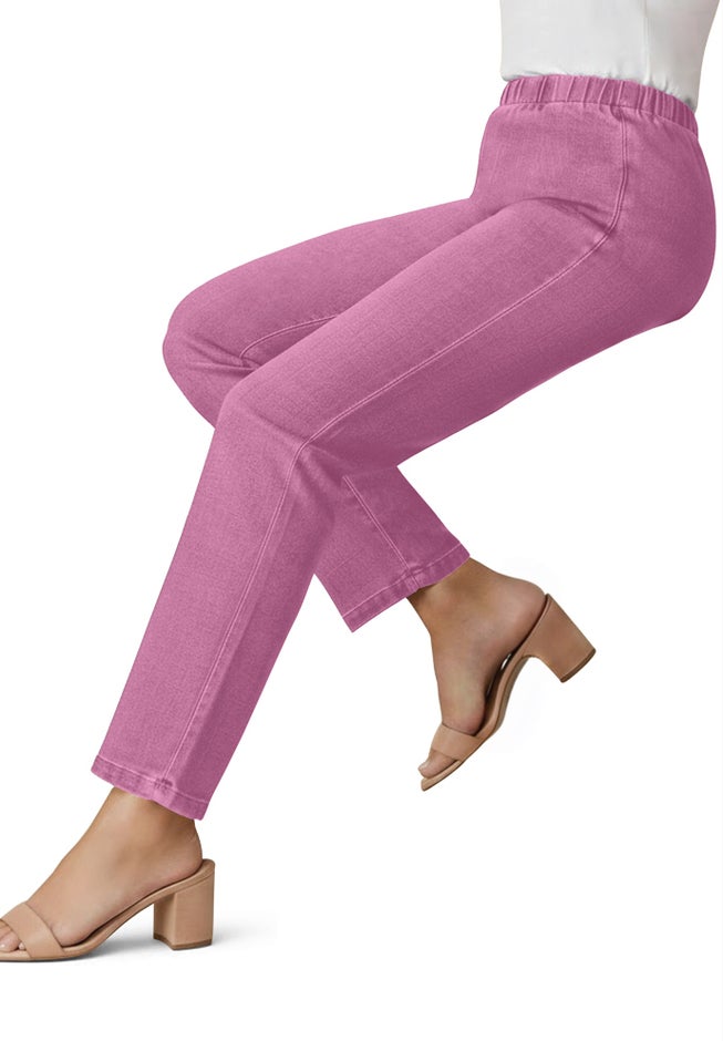 Plus Size Comfort Stretch Straight Leg Jean image number 1