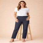 Plus Size Comfort Stretch Straight Leg Jean image number null