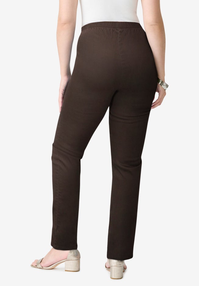 Plus Size Comfort Stretch Straight Leg Jean image number 1