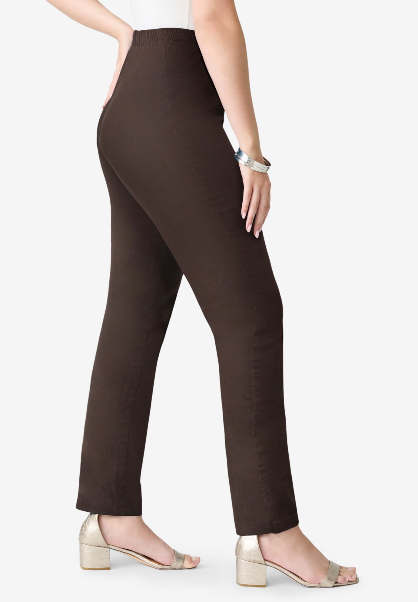Plus Size Comfort Stretch Straight Leg Jean image number 2