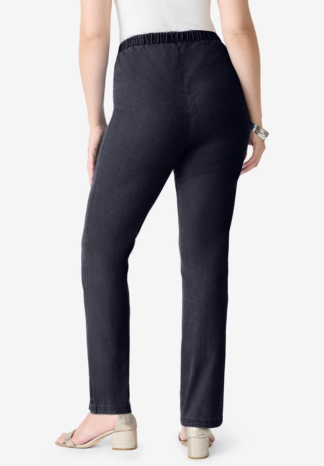 Plus Size Comfort Stretch Straight Leg Jean image number 1
