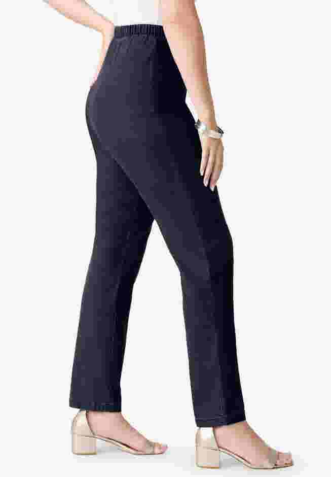 Plus Size Comfort Stretch Straight Leg Jean image number 2