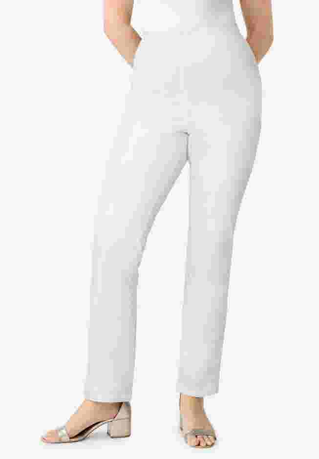 Plus Size Comfort Stretch Straight Leg Jean image number 0