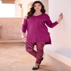 French Terry Tunic Hoodie image number null