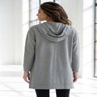 French Terry Tunic Hoodie image number null