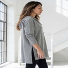 French Terry Tunic Hoodie image number null