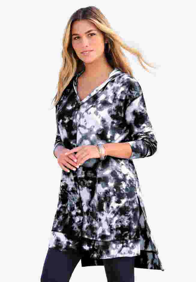 French Terry Tunic Hoodie image number 0