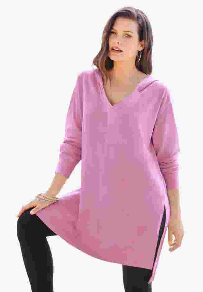 French Terry Tunic Hoodie image number 0