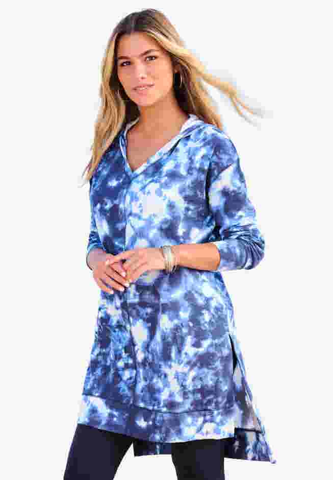 French Terry Tunic Hoodie image number 0