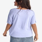 Satin-Front Tee image number null