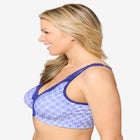 Catherines Front-Close Cotton Comfort Bra image number null