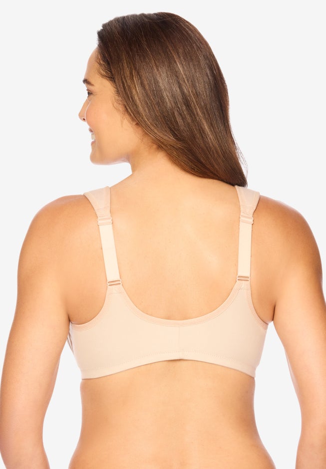 Glamorise® Wonderwire® Front-Close Cotton Underwire Bra 1241 image number 1