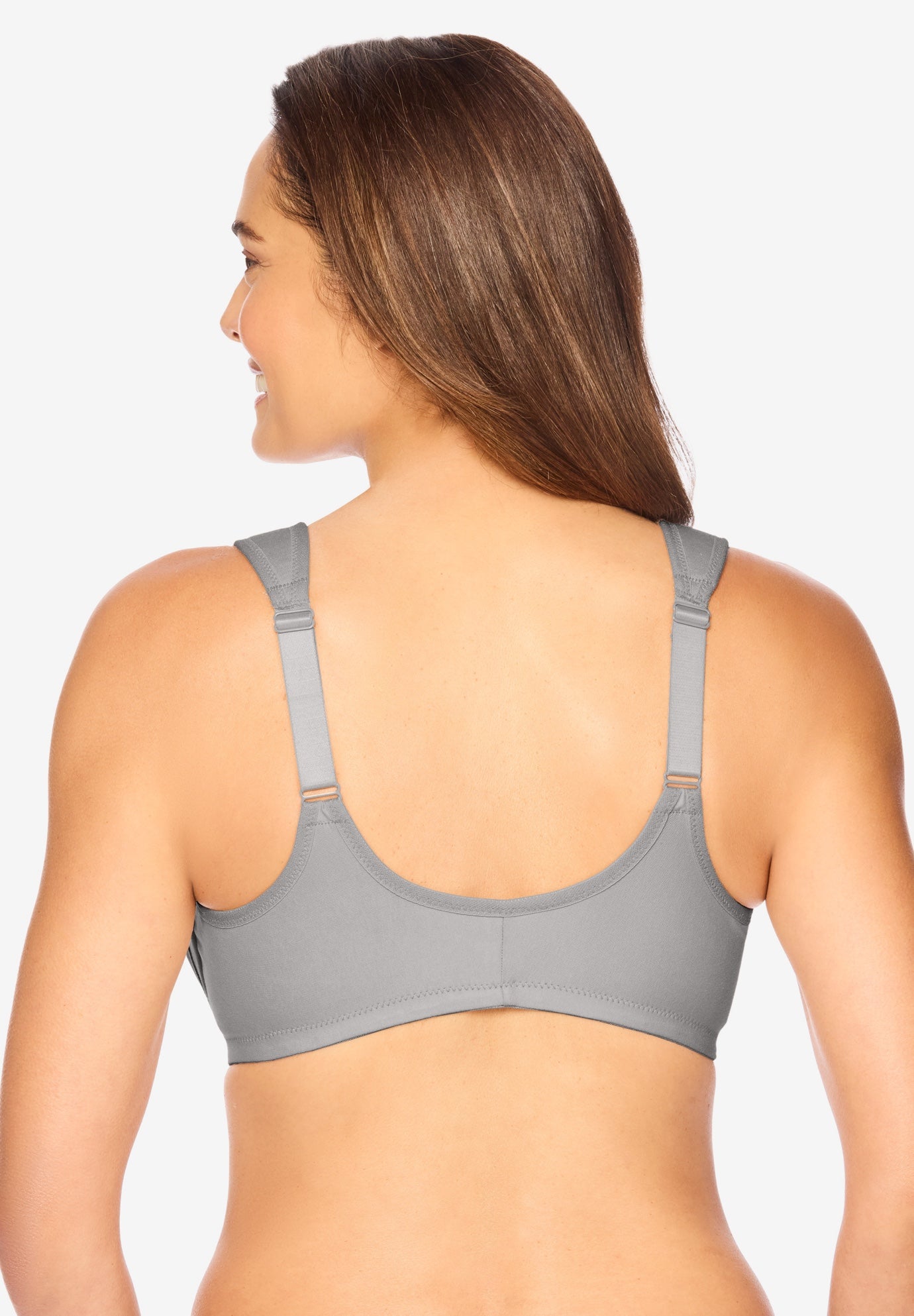 Glamorise® Wonderwire® Front-Close Cotton Underwire Bra 1241 image number 1