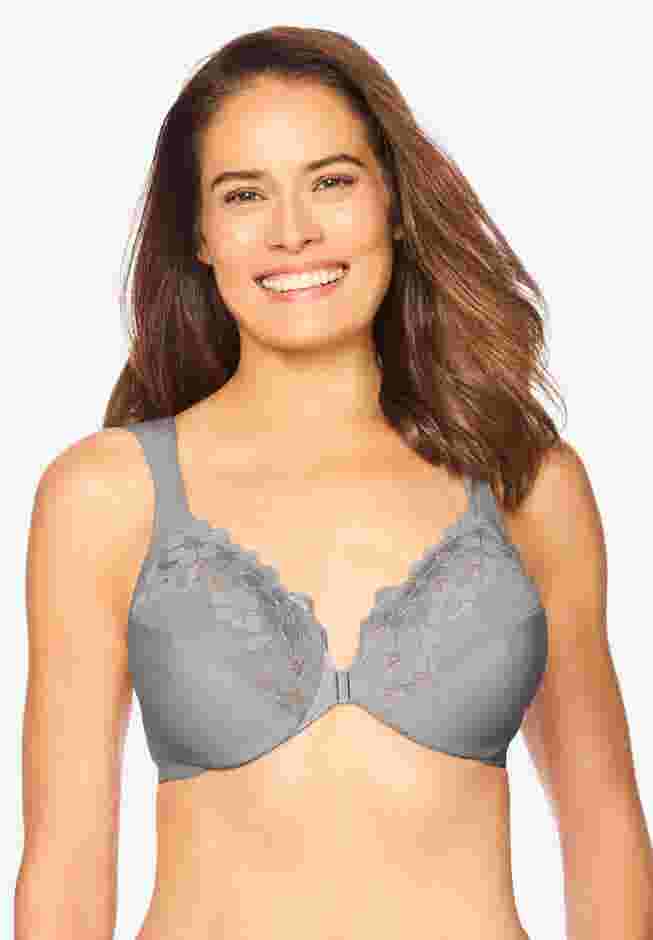 Glamorise® Wonderwire® Front-Close Cotton Underwire Bra 1241 image number 0
