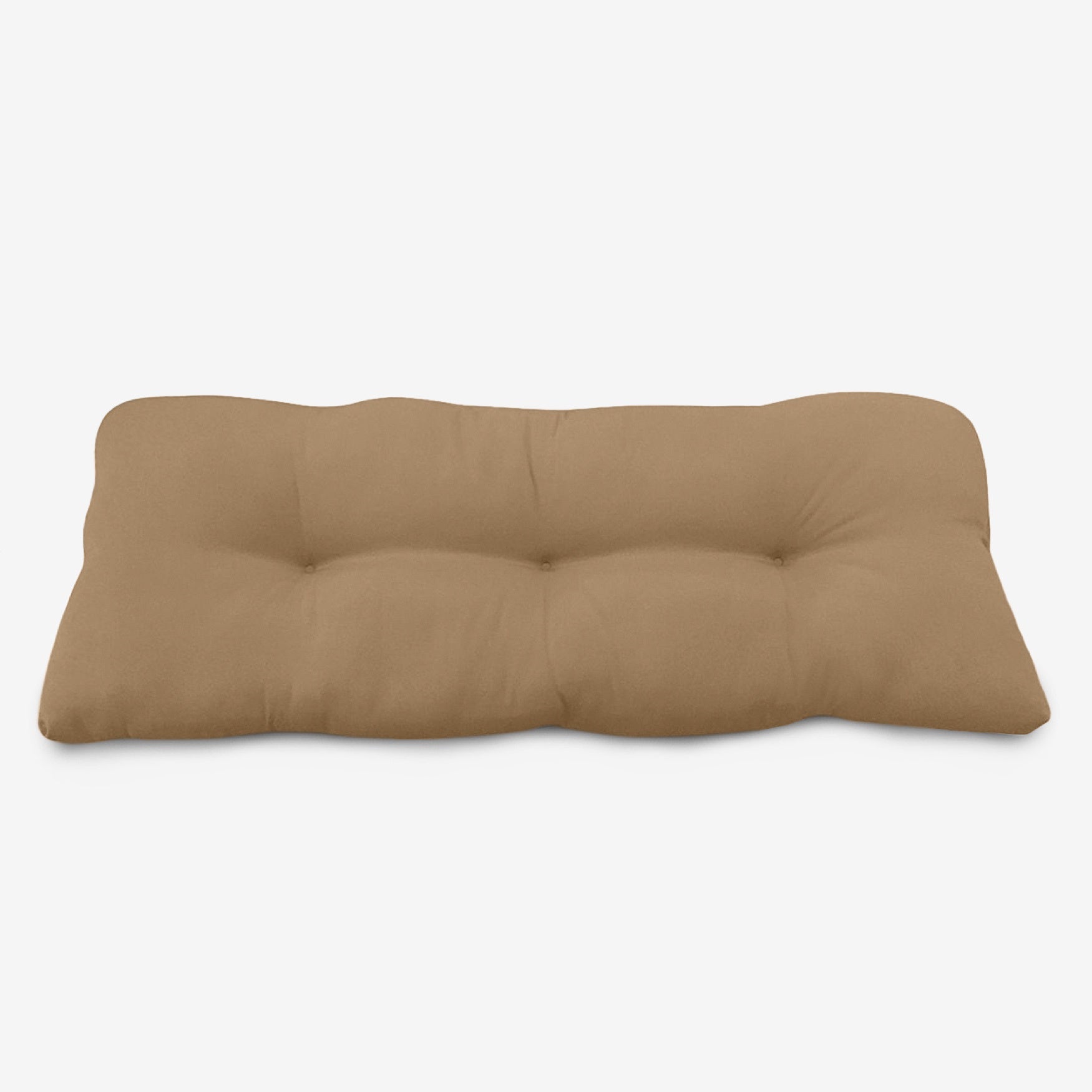 BH Performance Fabric Tufted Wicker Settee Cushion image number 0