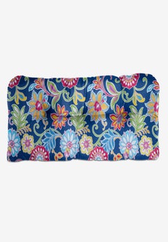 BH Performance Fabric Tufted Wicker Settee Cushion