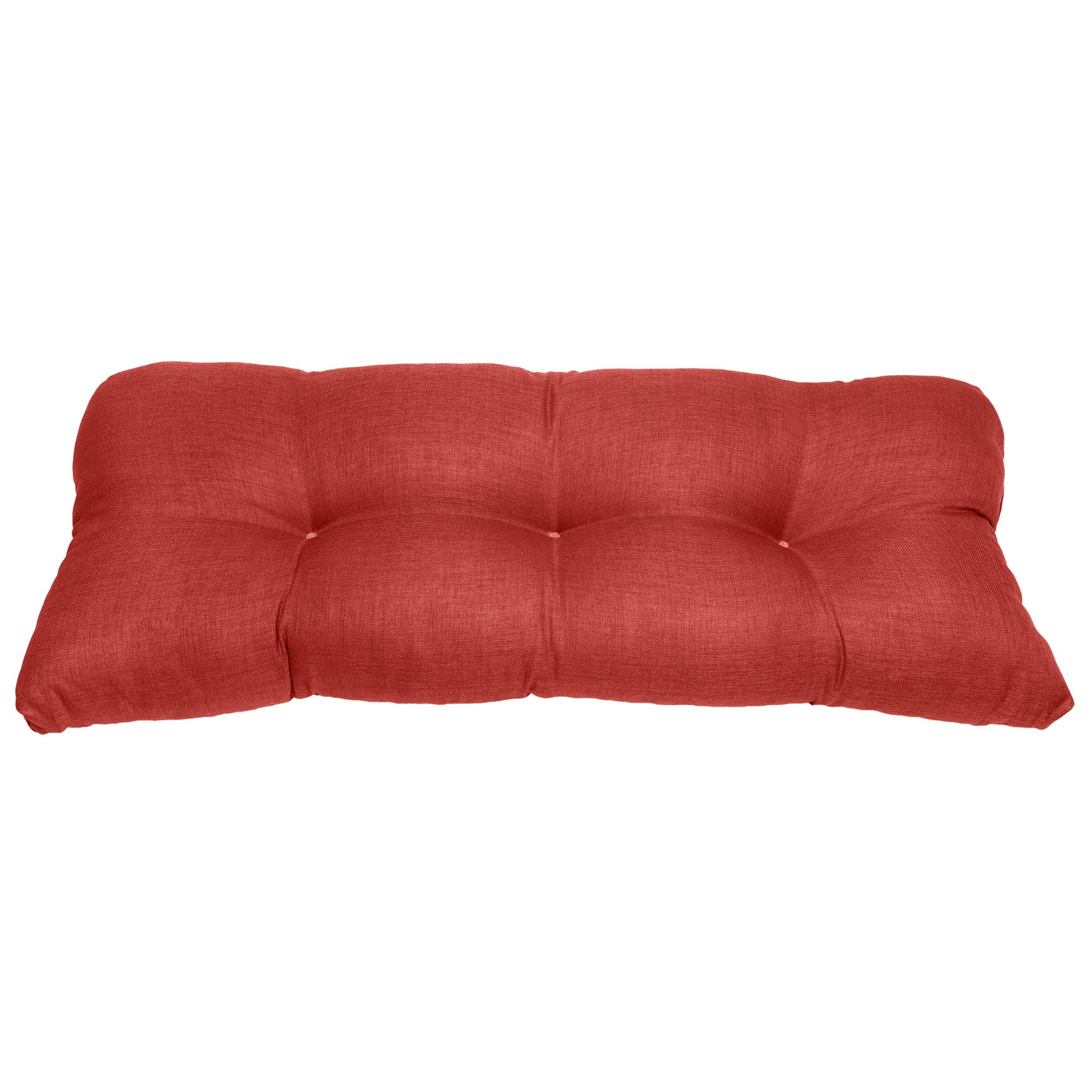 BH Performance Fabric Tufted Wicker Settee Cushion image number 0