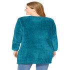 Crewneck Chenille Sweater image number null