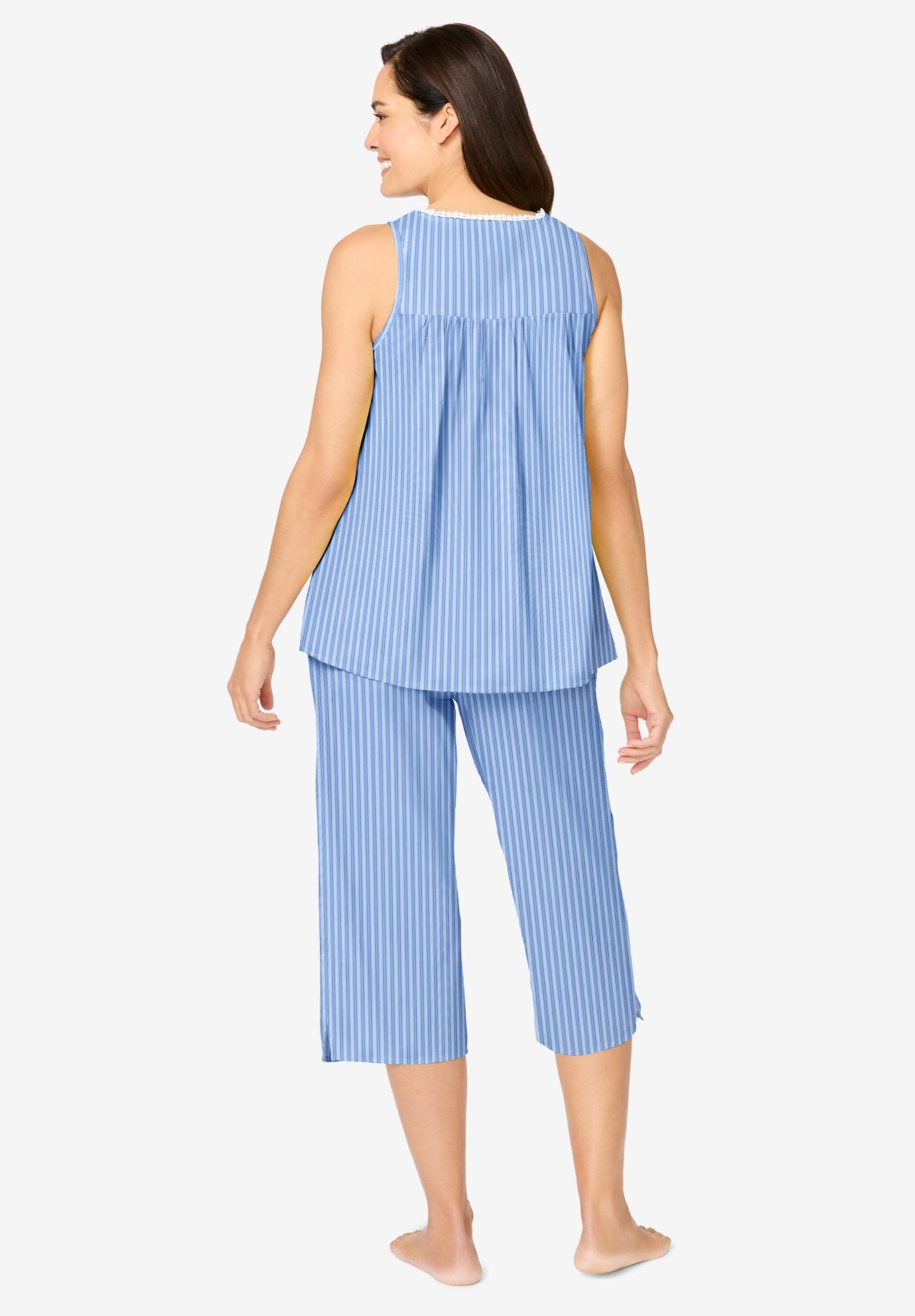 Sleeveless PJ Capri Set image number 1