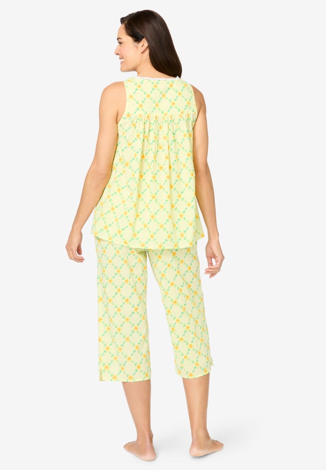 Sleeveless PJ Capri Set image number 1