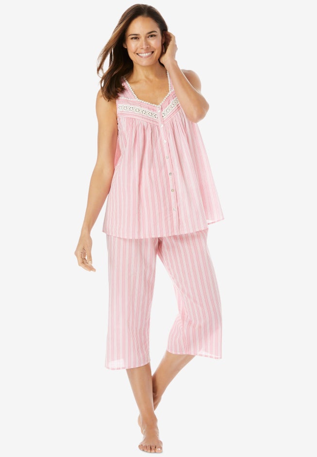 Sleeveless PJ Capri Set image number 0