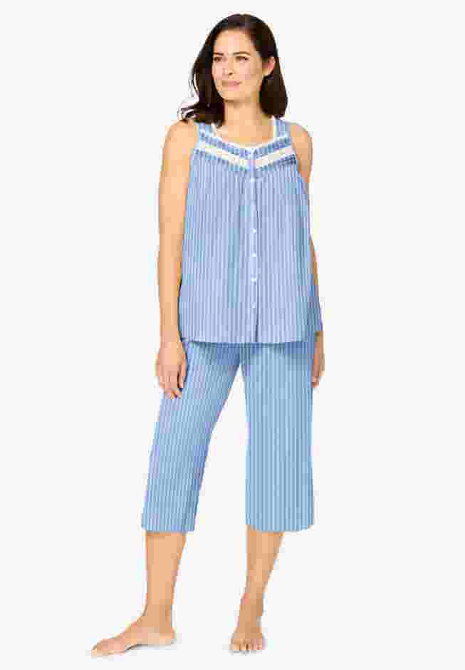 Sleeveless PJ Capri Set image number 0