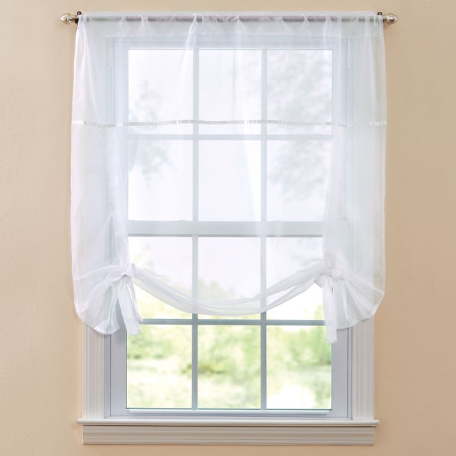 BH Studio Sheer Voile Tie-Up Shade image number 0