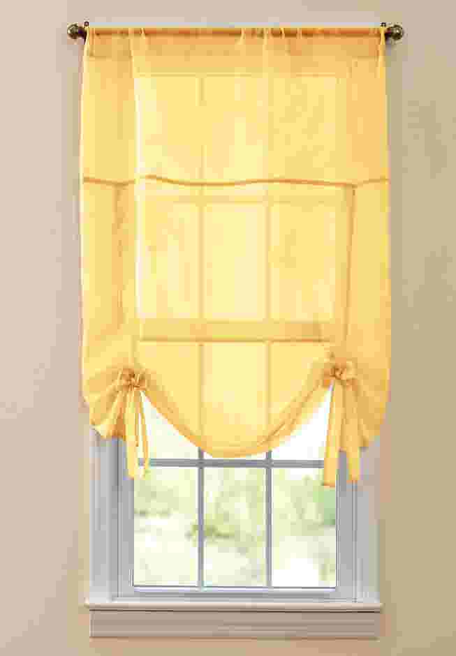 BH Studio Sheer Voile Tie-Up Shade image number 0