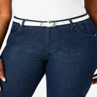 Faux Leather Skinny Belt image number null