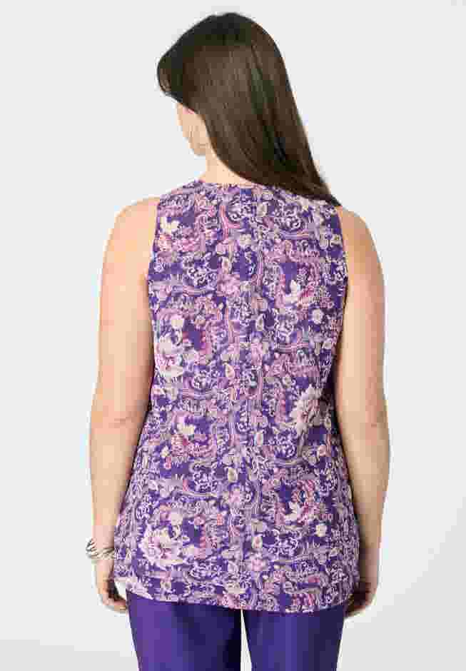 Double-Layer Georgette Tank Top image number 1