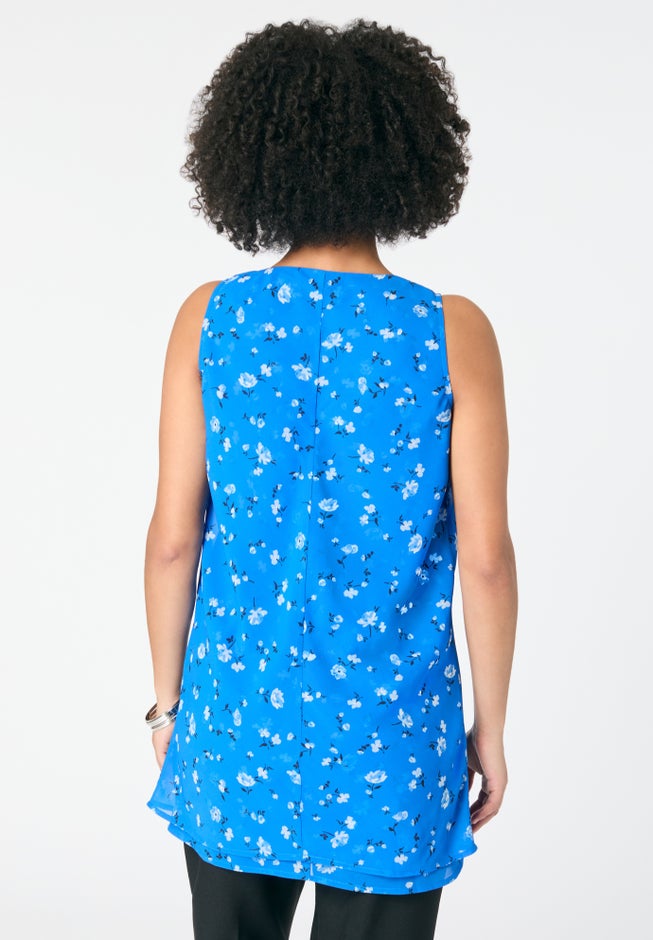 Double-Layer Georgette Tank Top image number 2