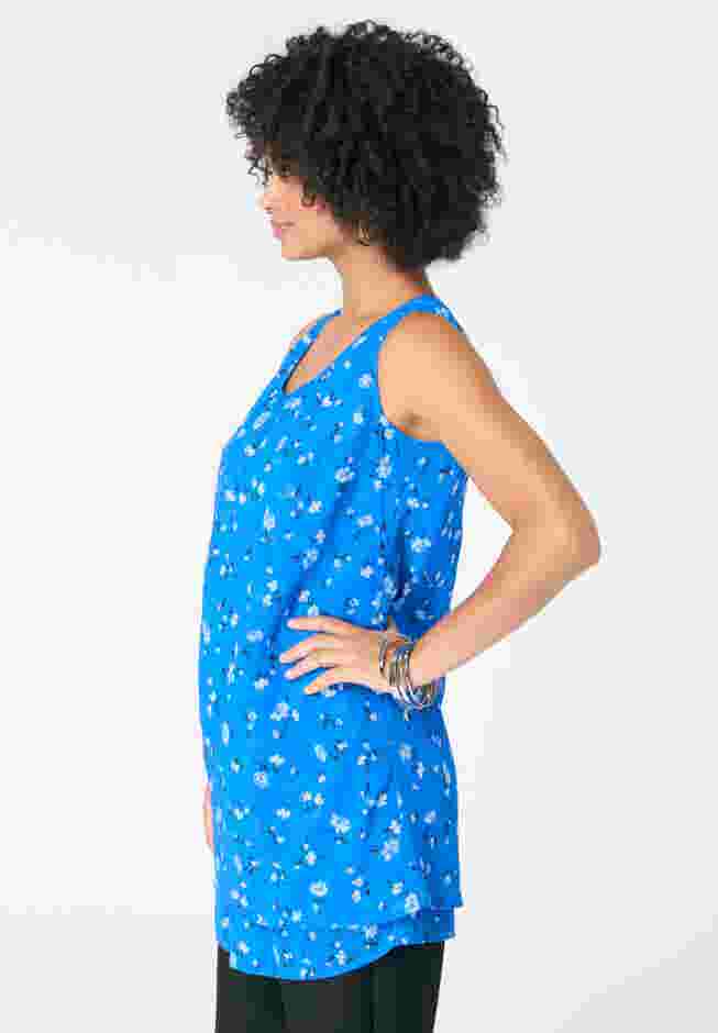 Double-Layer Georgette Tank Top image number 2