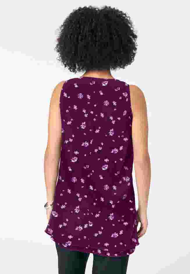 Double-Layer Georgette Tank Top image number 1