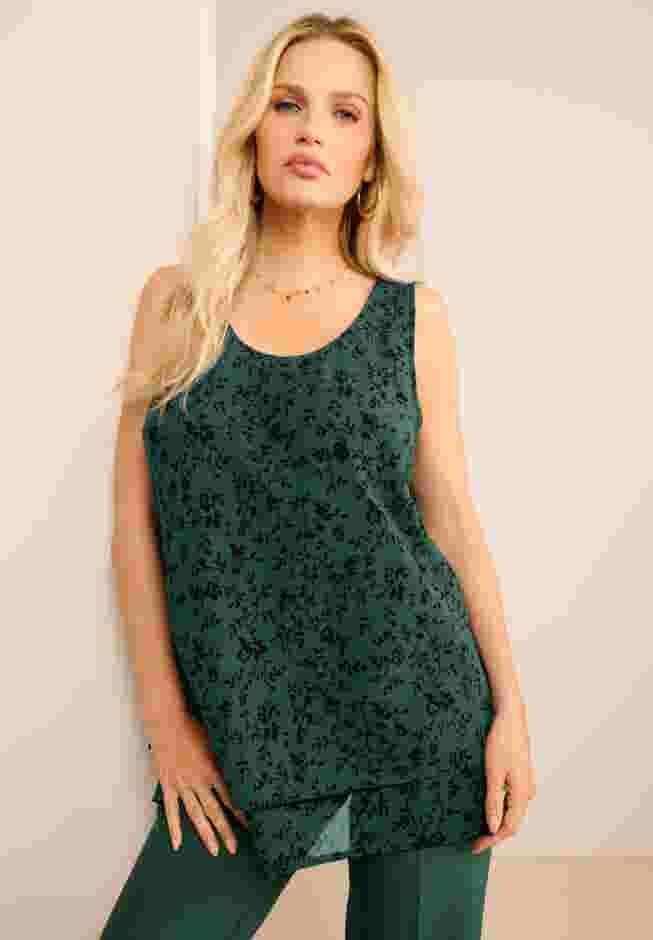 Double-Layer Georgette Tank Top image number 0