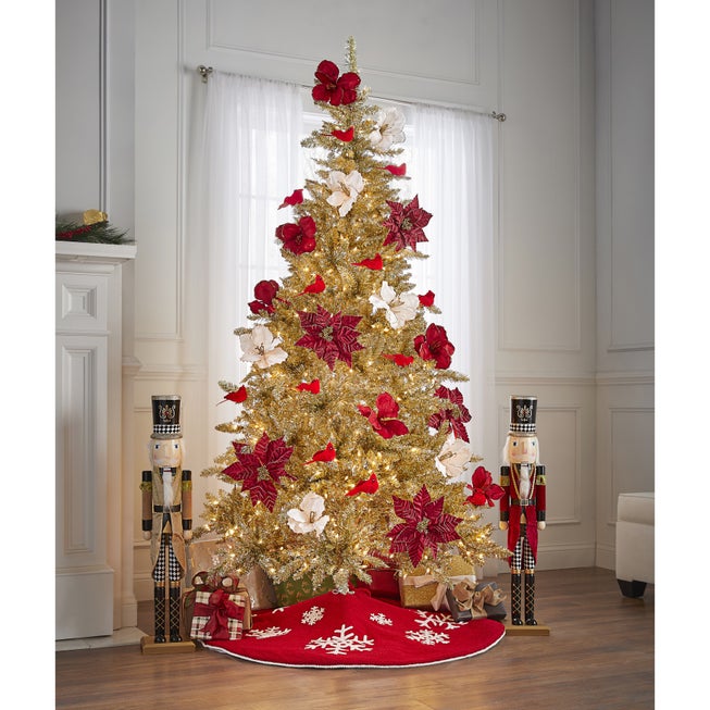7½' Pre-Lit Champagne Tree image number 0
