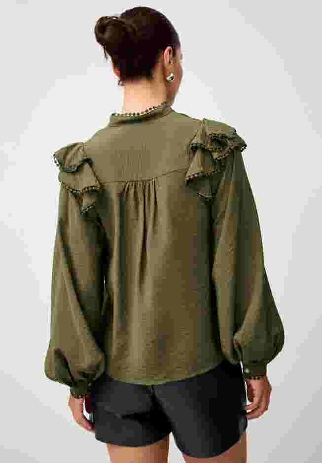 Pleat Front Faux Leather Short image number 1