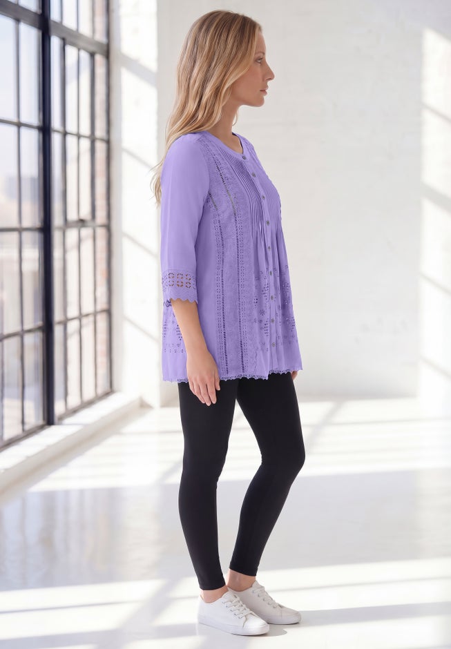 Eyelet Big Shirt image number 2