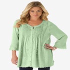 Eyelet Big Shirt image number null