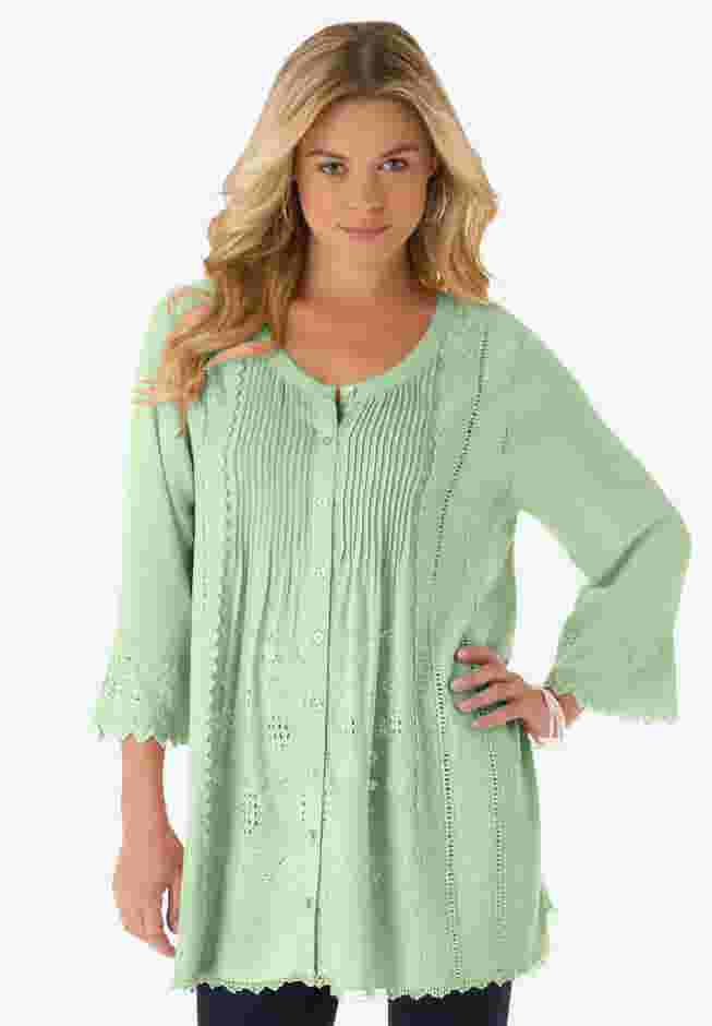 Eyelet Big Shirt image number 0