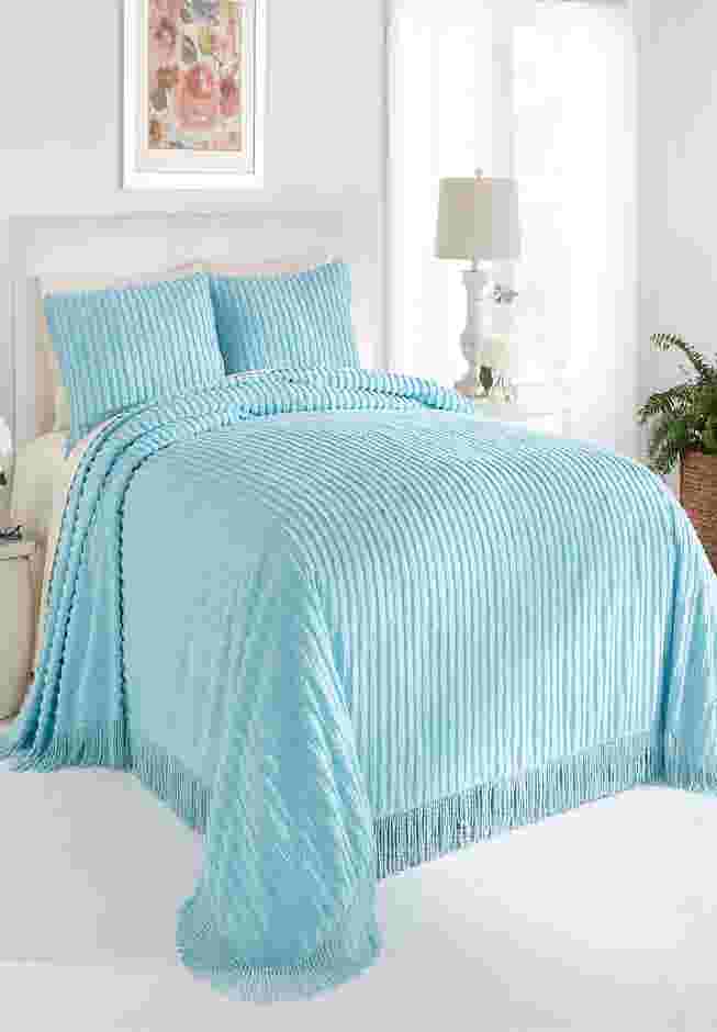 Chenille 100% Cotton Bedspread image number 0