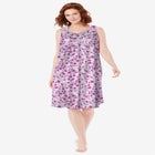 Pintuck Cooling Sleeveless Sleepshirt image number null