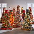 Fully Decorated Pre-Lit 6’ Pop-Up Christmas Tree image number null