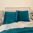 Geo Diamond Velvet Sham image number null