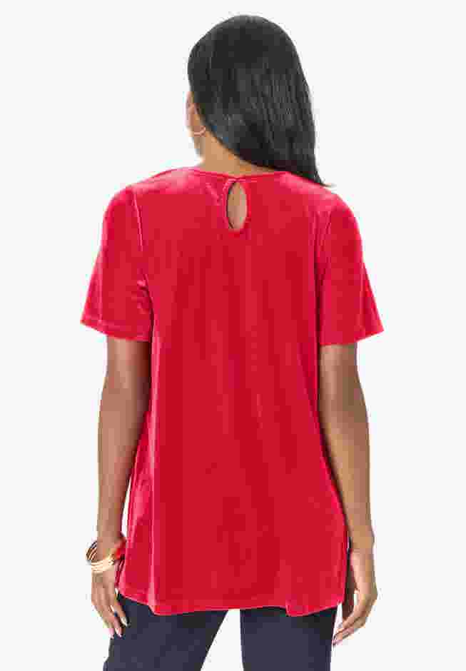 Velour Swing Tee image number 1
