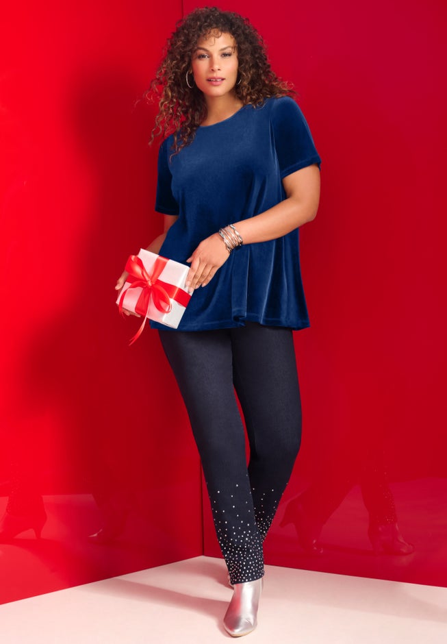 Velour Swing Tee image number 0