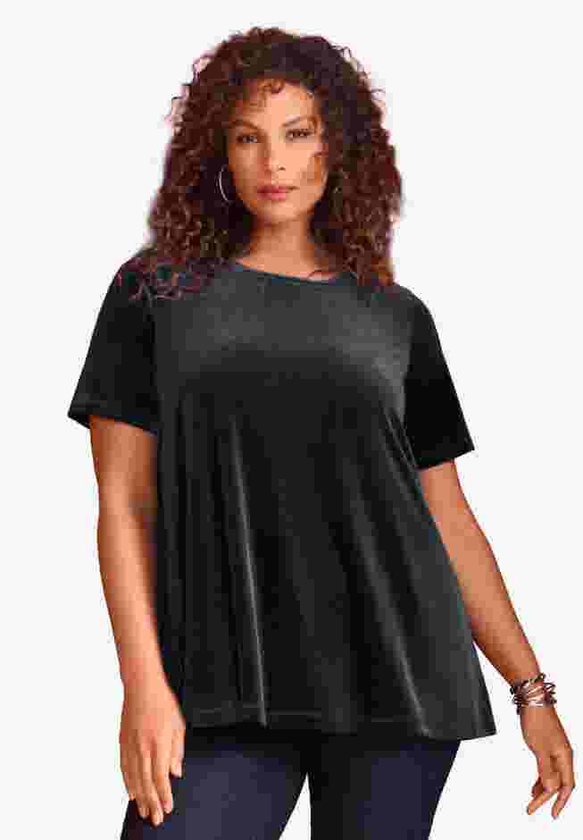 Velour Swing Tee image number 0