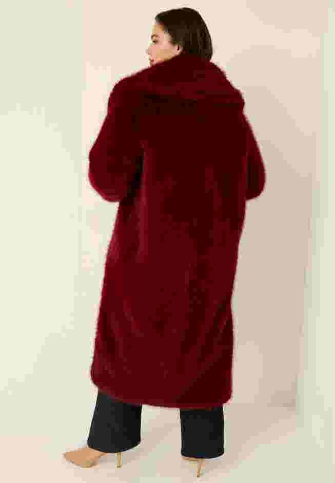 Shaggy Faux Fur Coat image number 1