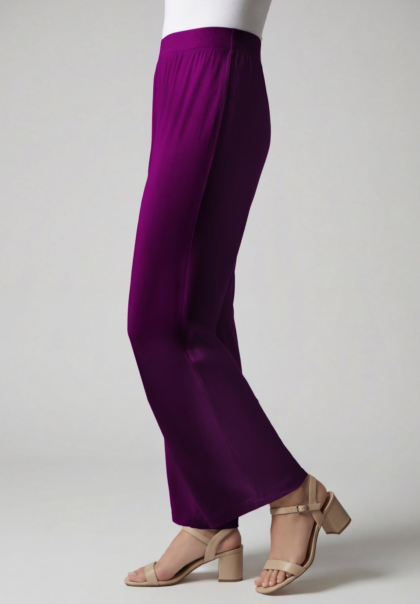 Everyday Stretch Knit Wide Leg Pant image number 1