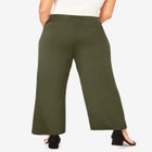 Everyday Stretch Knit Wide Leg Pant image number null