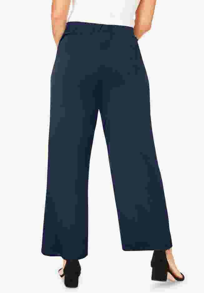 Everyday Stretch Knit Wide Leg Pant image number 1